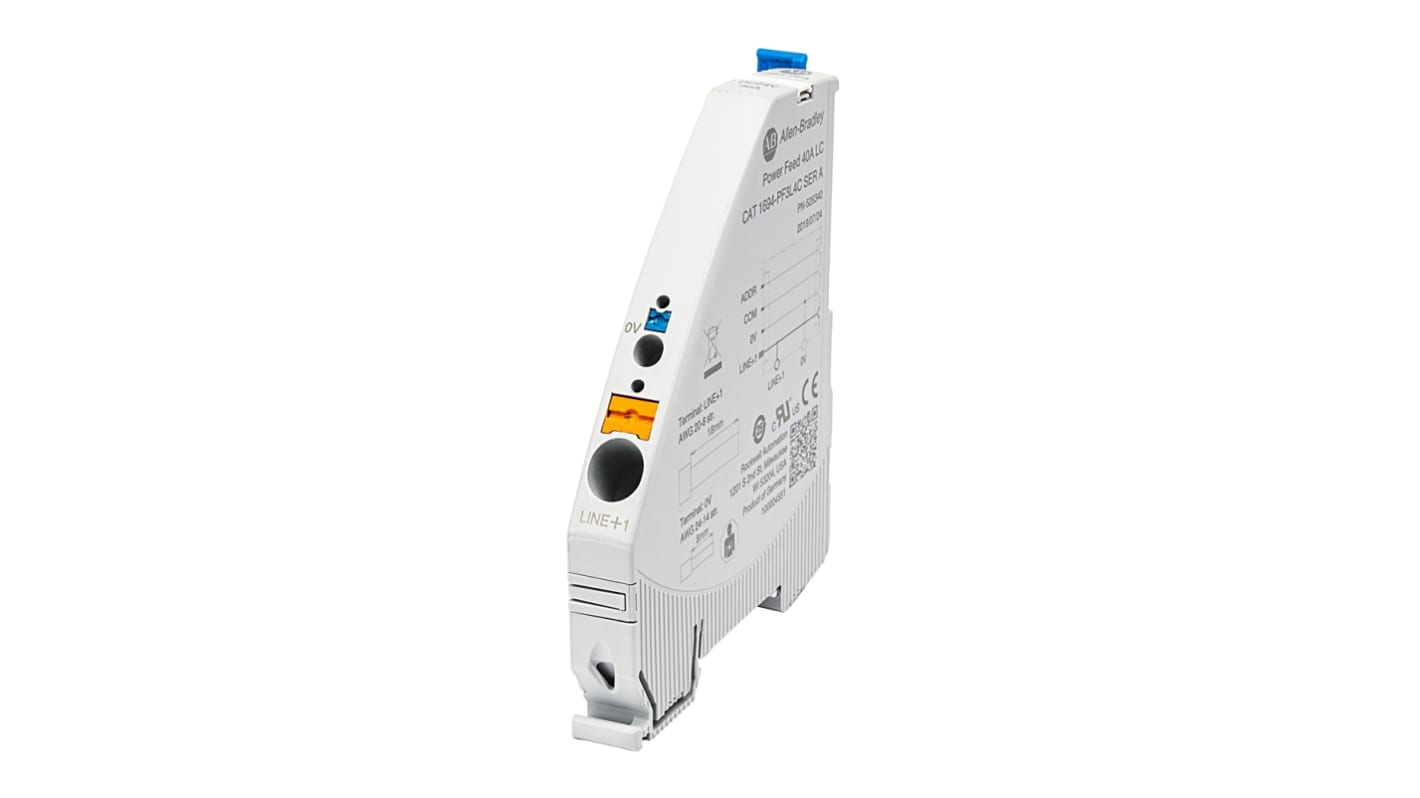 Interruptor automático electrónico Rockwell Automation 1694-PF2L4S, 40A, Carril simétrico 24V 1694-PF, 2 canales