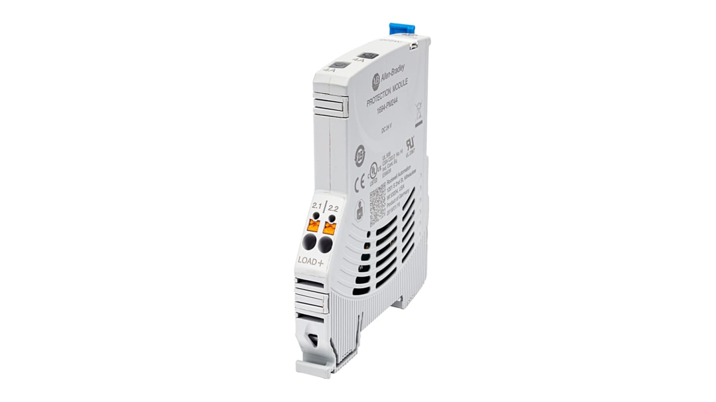 Interruptor automático electrónico Rockwell Automation 1694-PM211-CL2, 1A, Carril simétrico 24V 1694-PM, 2 canales