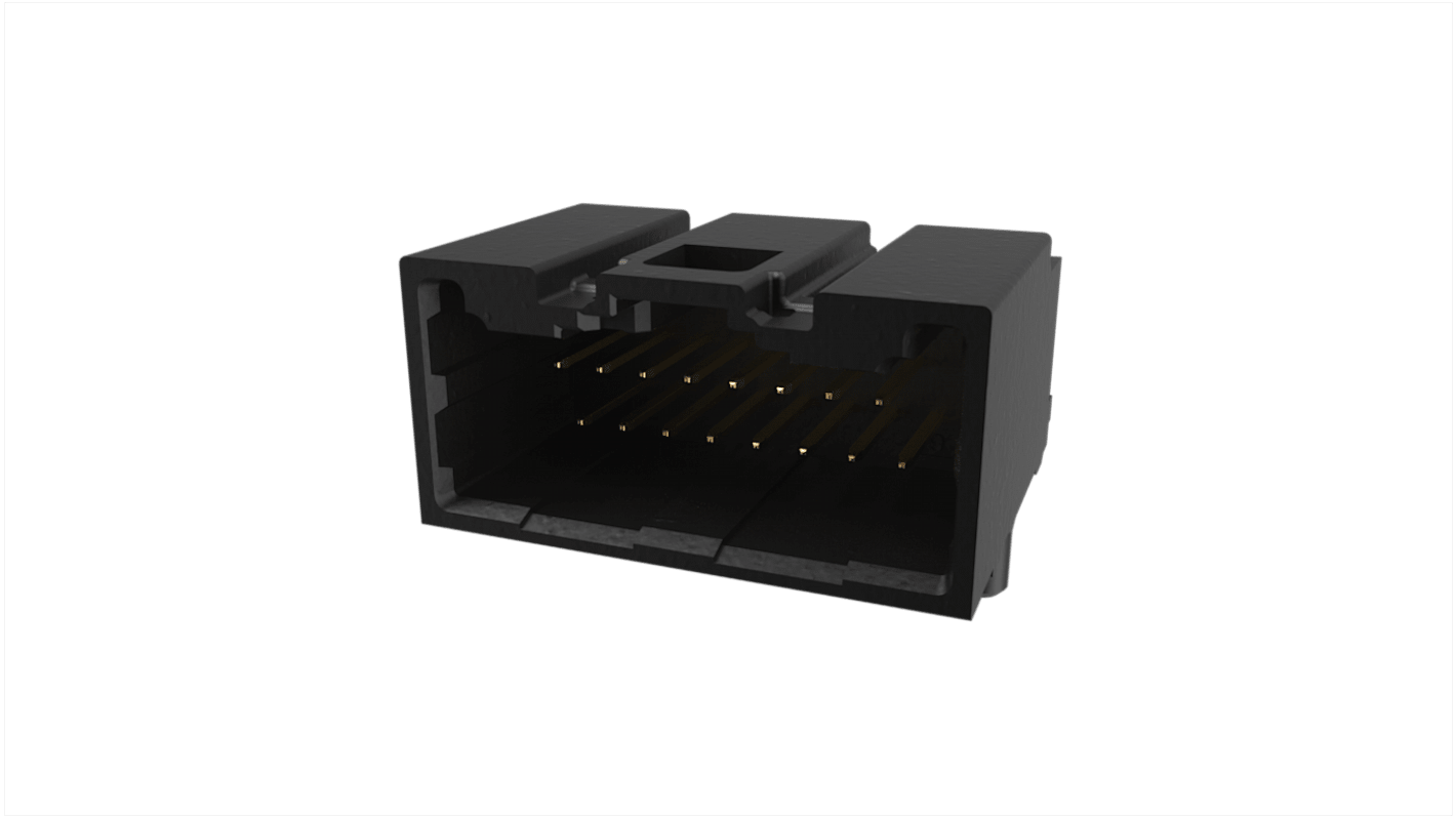 File di contatti PCB Amphenol ICC, 16 vie, 2 file, passo 1.8mm