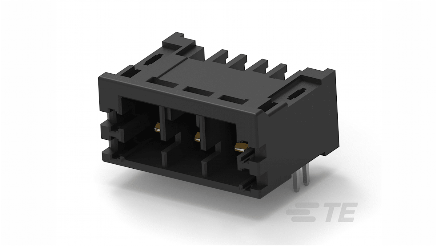 TE Connectivity 5mm Pitch 3 Way Pluggable Terminal Block, Header, Through Hole