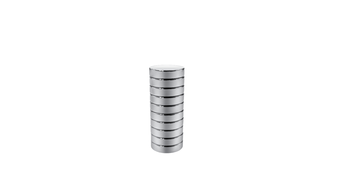 RS PRO Neodymium Magnet 2.09kg, Width 12mm