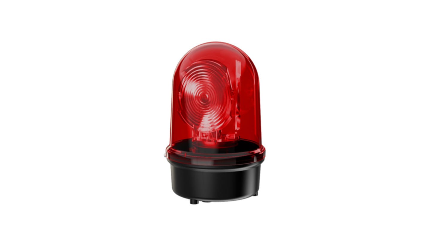Werma, LED Rundum Signalleuchte Rot, 24 V, Ø 142mm x 218mm