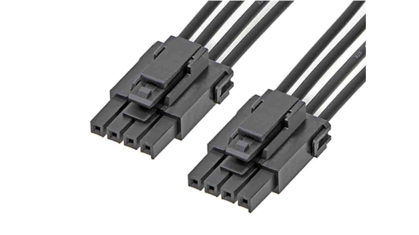 Molex 4 Way Female Ultra-Fit to 4 Way Female Ultra-Fit Wire to Board Cable, 600mm