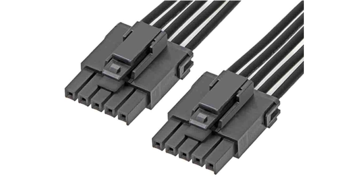 Conjunto de cables Molex Ultra-Fit 217465, long. 150mm, Con A: Hembra, 5 vías, Con B: Hembra, 5 vías, paso 3.5mm