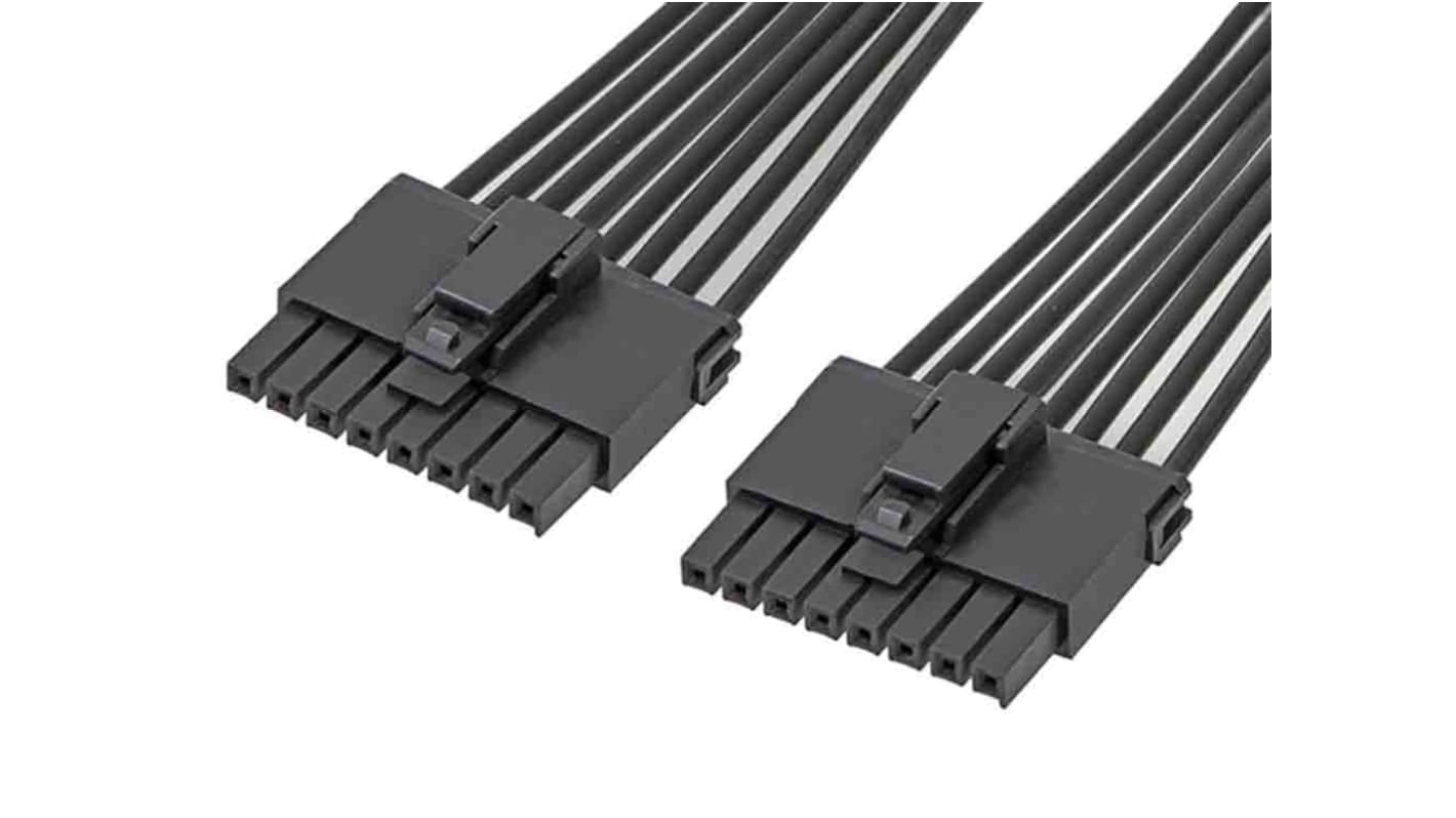 Molex 8 Way Female Ultra-Fit to 8 Way Female Ultra-Fit Wire to Board Cable, 300mm