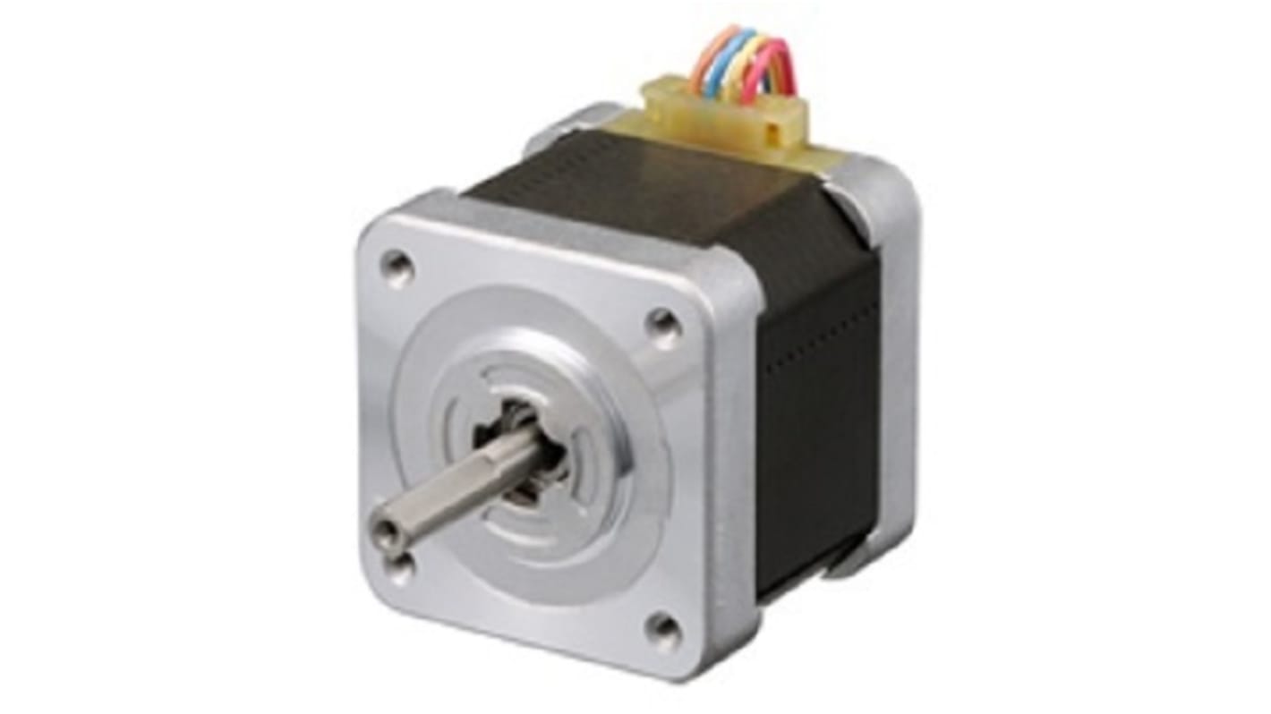 Sanyo Denki Hybrid, Single Shaft Stepper Motor, 0.23Nm Torque, 24 V, 1.8°, 5mm Shaft