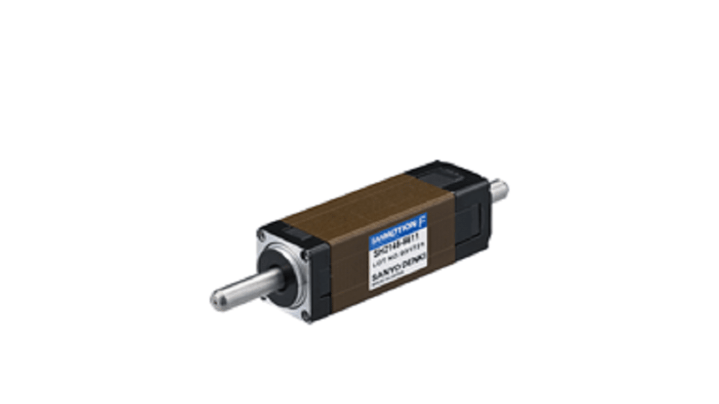 Sanyo Denki SH21 Series Hybrid, Single Shaft Stepper Motor, 0.01Nm Torque, 24 V, 1.8°, 4mm Shaft