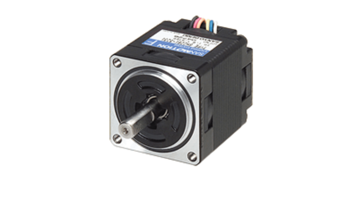 Sanyo Denki SH22 Series Hybrid, Single Shaft Stepper Motor, 0.145Nm Torque, 24 V, 1.8°, 5mm Shaft