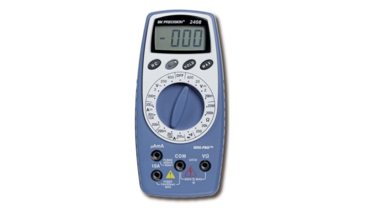 BK Precision 2408 HandDigital Multimeter 600V ac / 10A ac