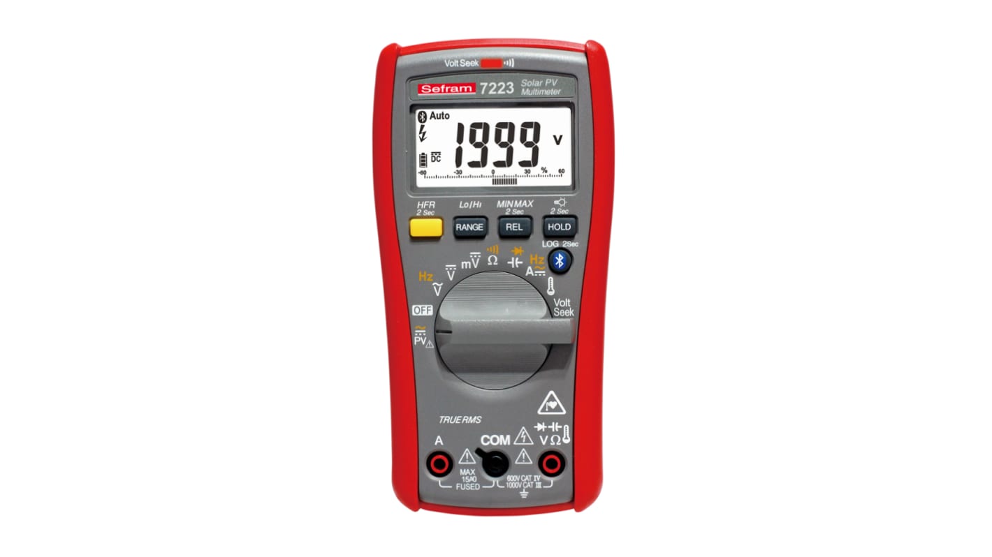 Sefram 7223 Multimeter, 10A ac, 1000V ac