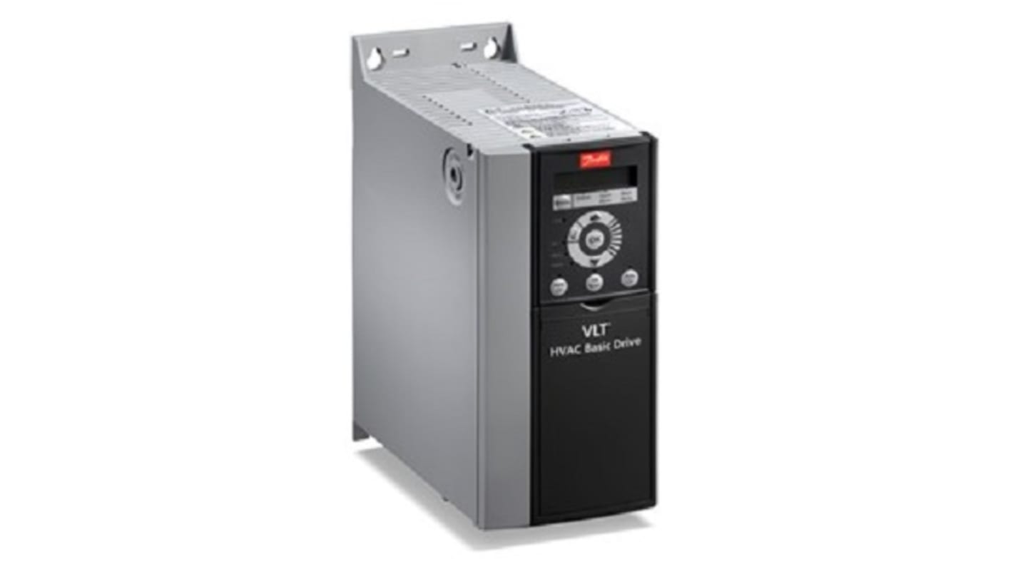 Danfoss P1K5, 3-Phasen Frequenzumrichter 1,5 kW, 380 → 480 V ac / 3,7 A 400Hz für Wechselstrommotoren