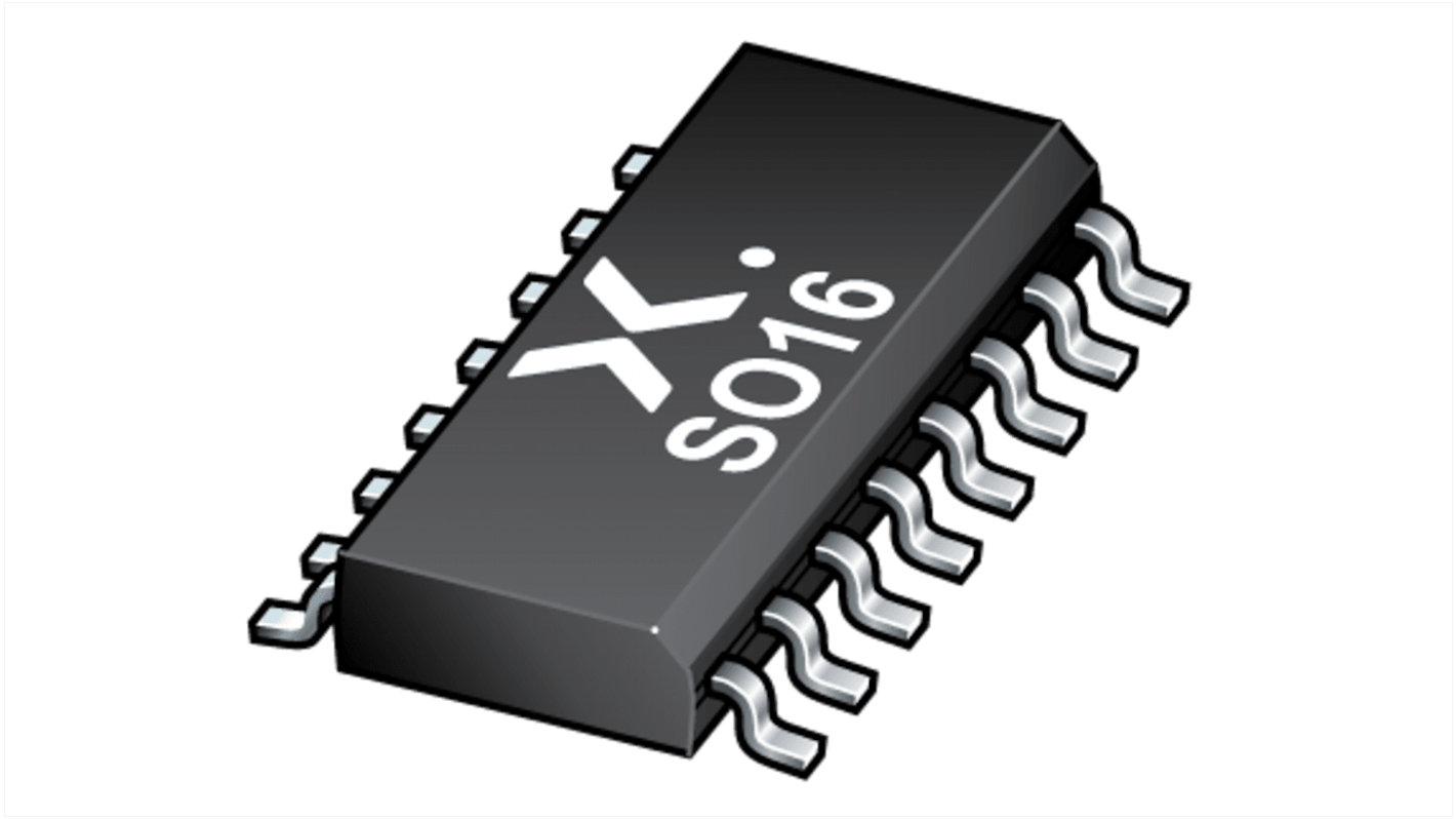Nexperia 74HC259D,653 Octal-Bit 8 Bit Latch, Addressable D Type, CMOS, 16-Pin SO16