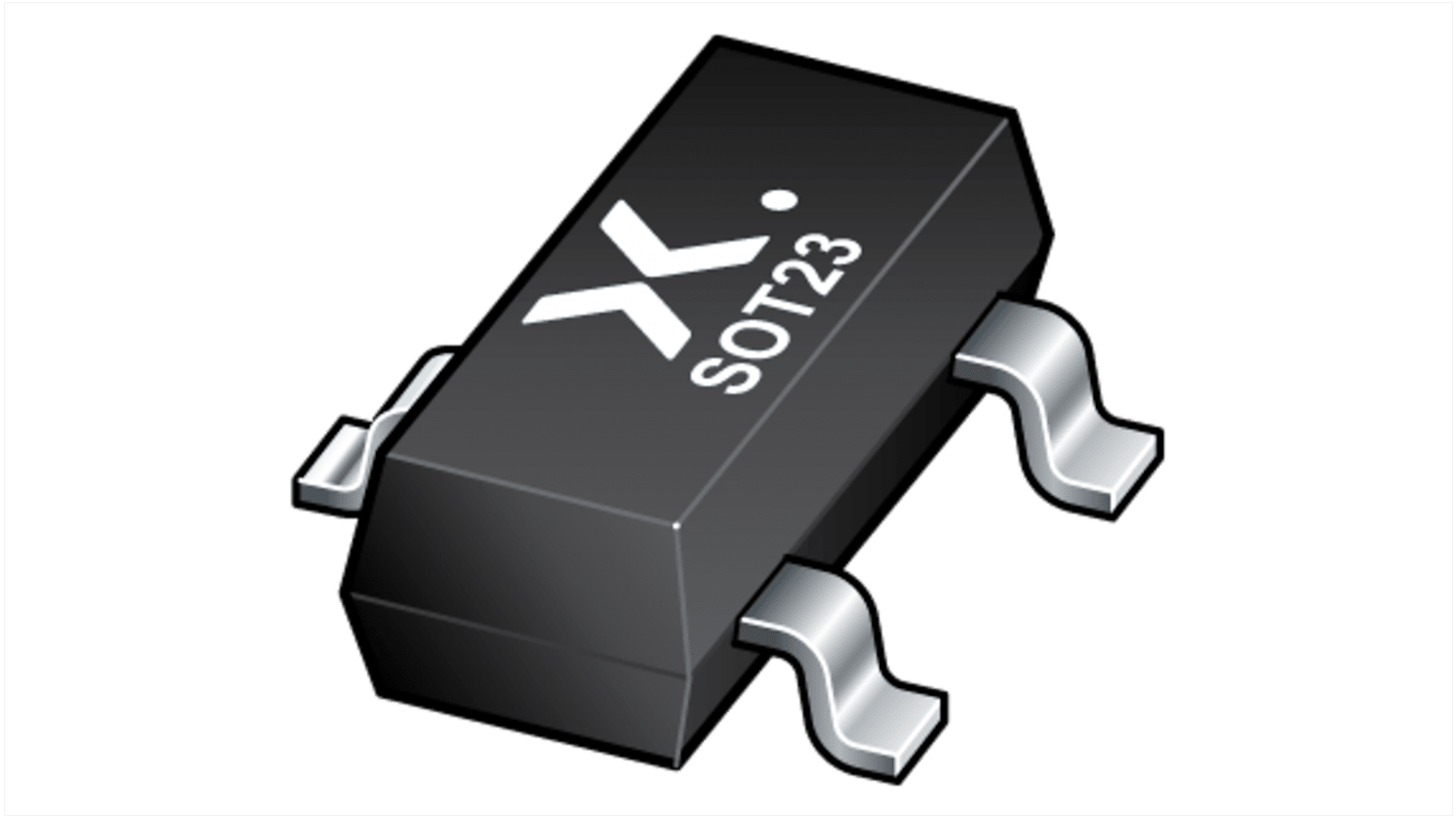 Nexperia Simple BZX84-C22,215 250 mW Montaje superficial 2.4V 1 SOT-23 3 Diodo zener Regulador de tensión 5%
