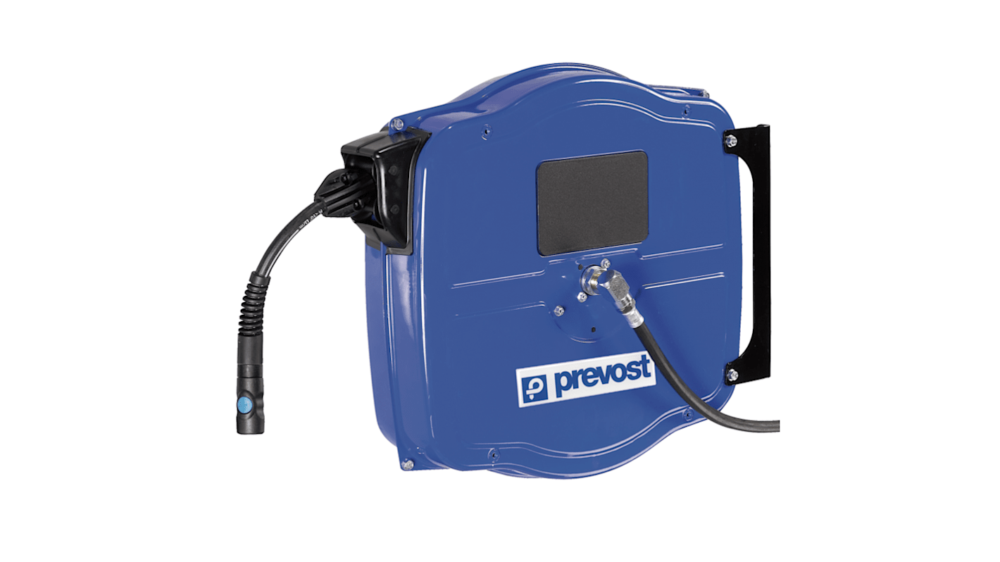 DGF 1010CS PREVOST Wall Mounted 10m Air Hose Reel, 10mm Inner