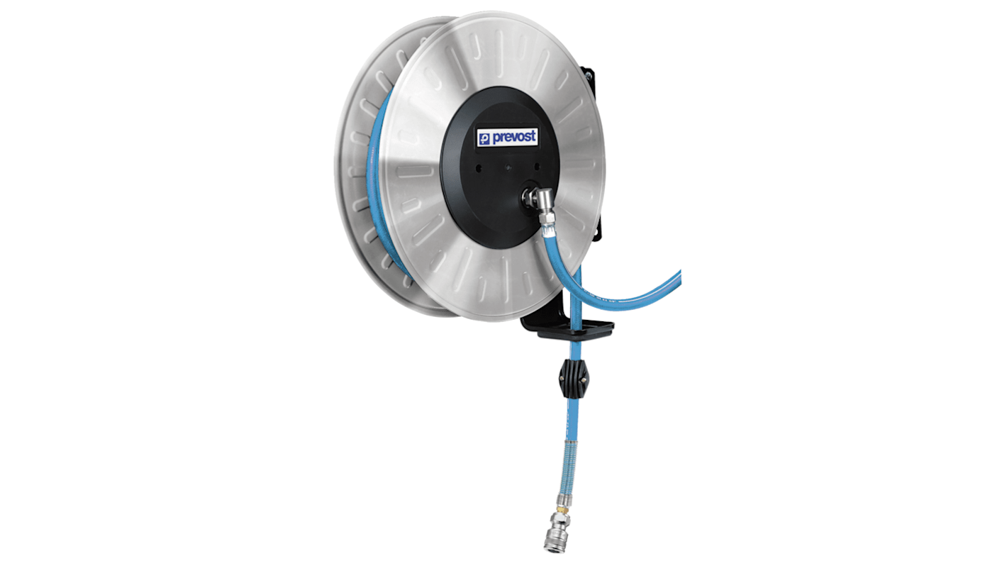 PREVOST 1 in G 19x28mm Hose Reel 10 bar 20m Length, Wall Mounting