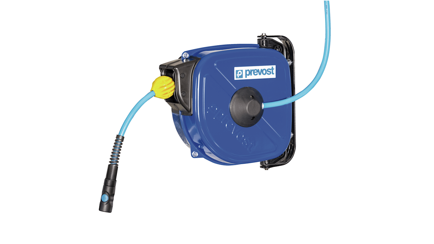 DRFB 1012IS PREVOST Wall Mounted 12m Air Hose Reel, 10mm Inner