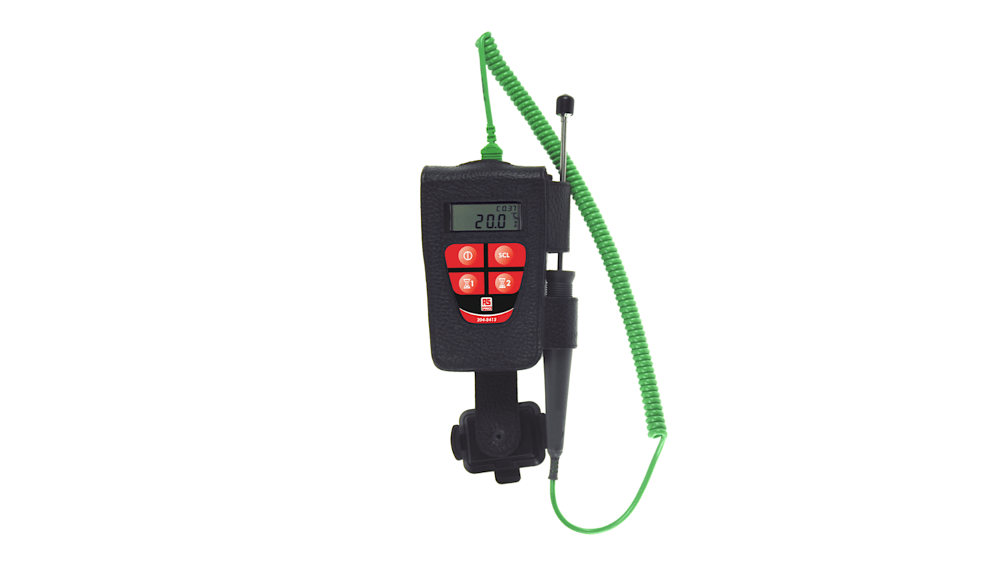 RS PRO FMK2 Type K Thermocouple Thermometer Kit, Immersion, Surface Probe, 1 Input(s), ±0.2 °C Accuracy