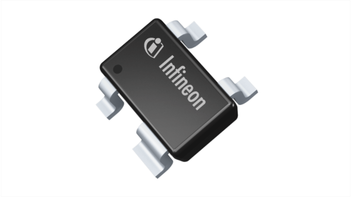Infineon BF776H6327XTSA1 SMD, NPN HF-Transistor 4 V / 50 mA, SOT-343 4-Pin