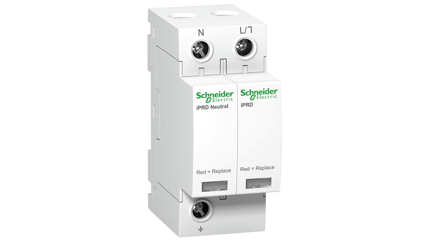 A9L40500 Schneider Electric Surge Protector, 50kA, DIN Rail Mount RS