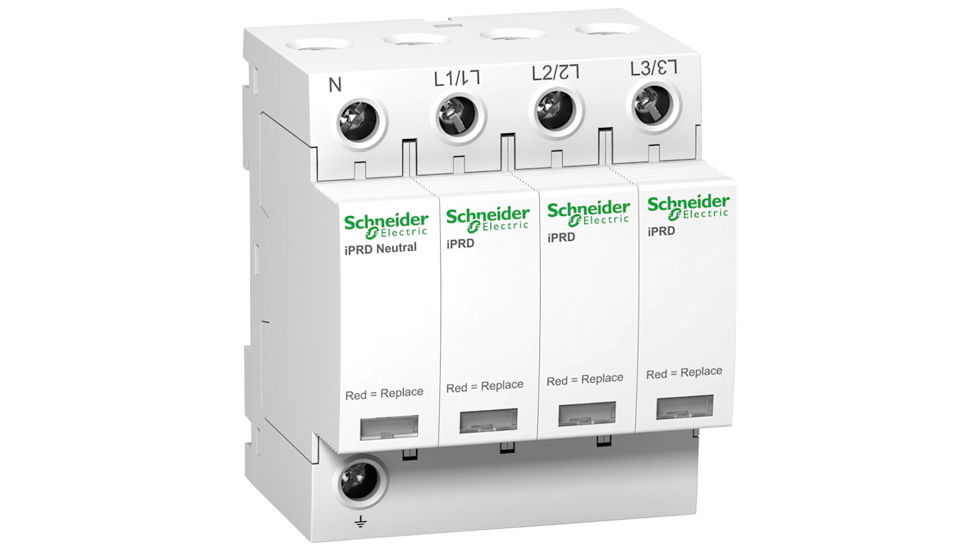 Schneider Electric Serie A9L, Überspannungsableiter, DIN-Schienen 20kA Acti 9 A9L0