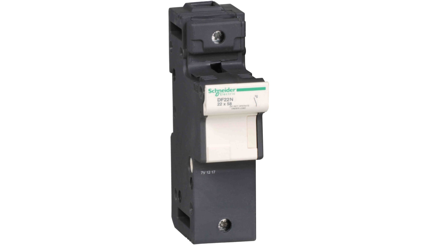 Interruptor seccionador con fusible Schneider Electric, 1N, Fusible 22 x 58mm 125A TeSys DF22