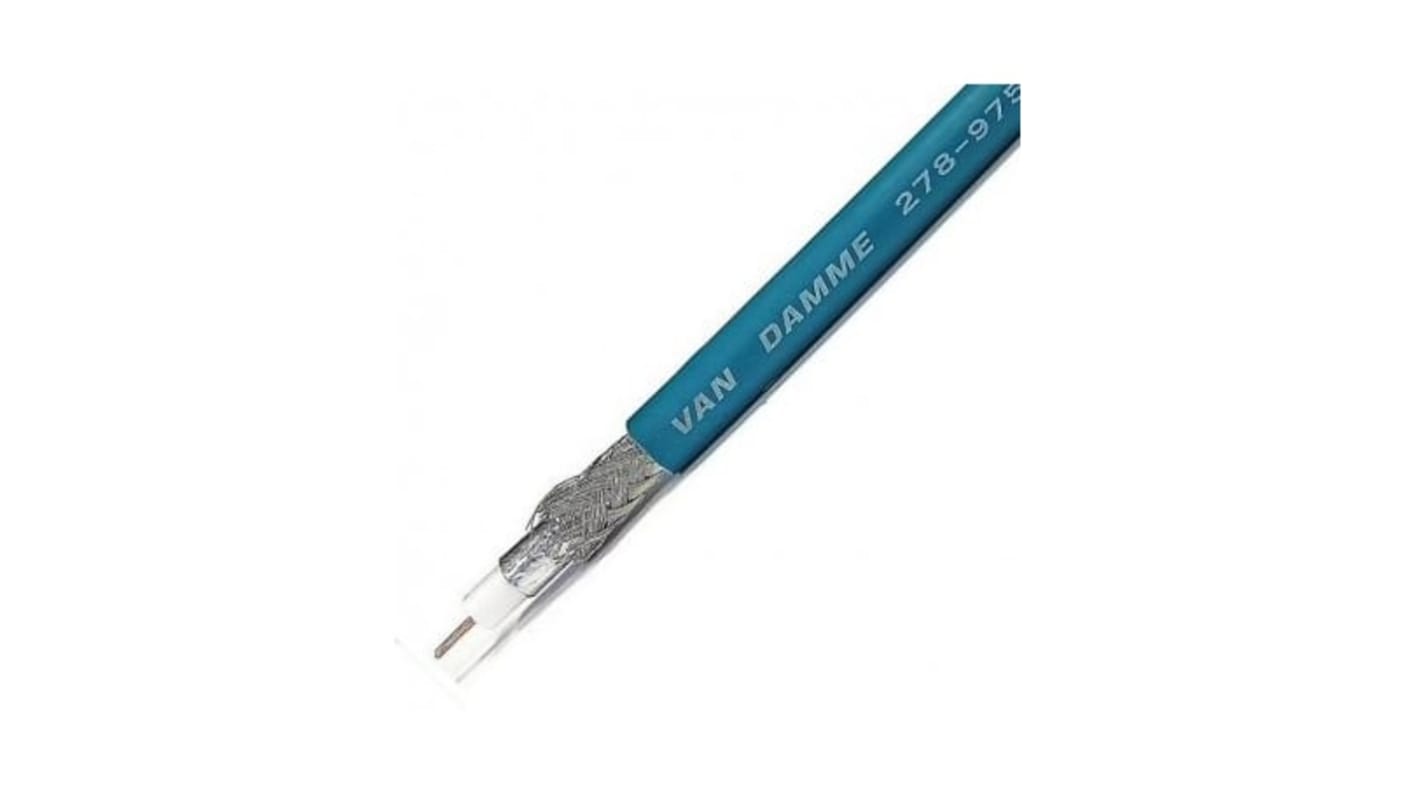 Van Damme SDI Coaxial Cable, 100m, RG6/U Coaxial, Unterminated