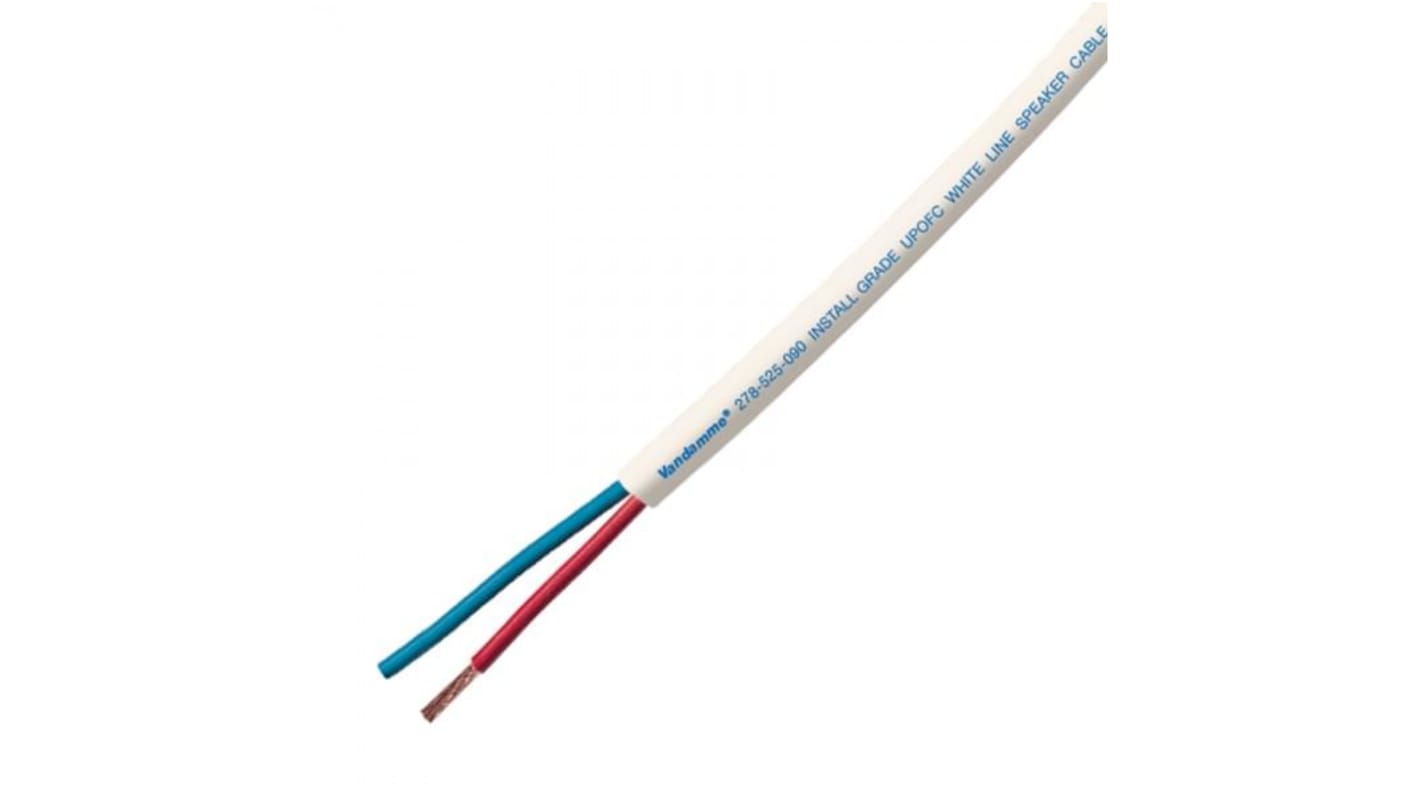 Cable para altavoz Van Damme de 2 conductores, sección 2,5 mm², Ø ext. 7.6mm, long, 100m