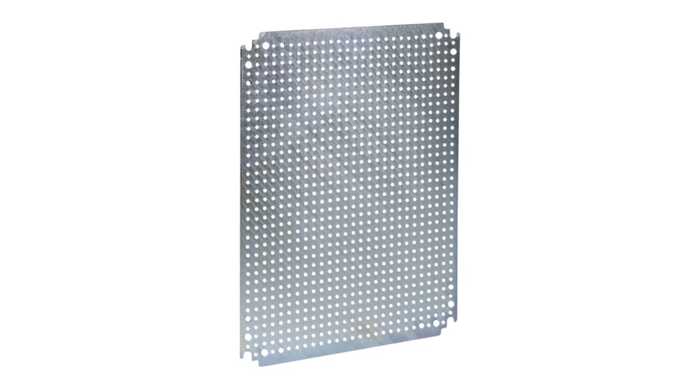 Schneider Electric NSYM Series Perforated Mounting Plate, 765mm H, 750mm W for Use with Spacial S3D