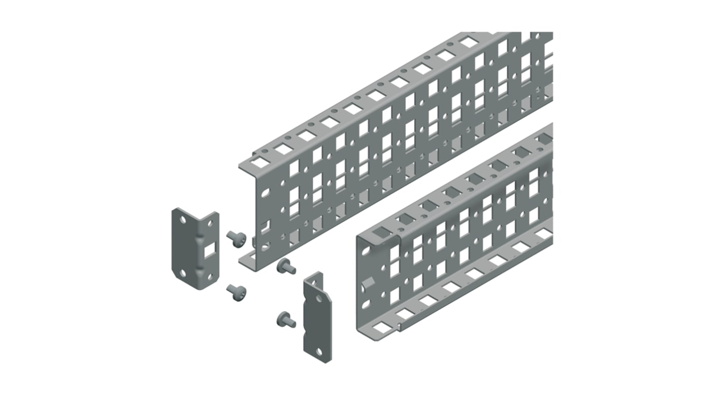 Schneider Electric de Acero, long. 27mm, anch. 90mm