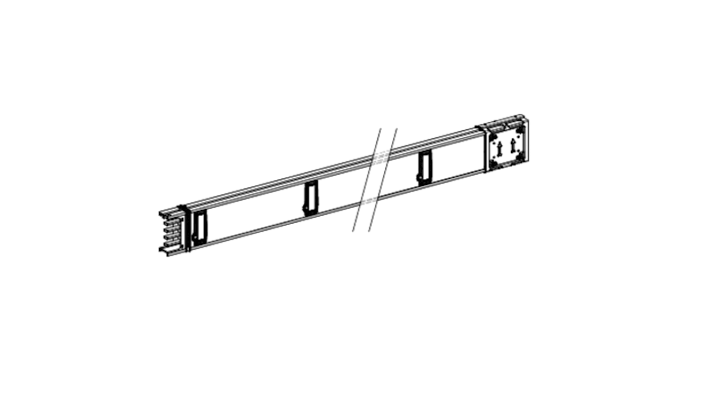 Schneider Electric Aluminium Busbar Trunking Switch Socket, 146 x 54mm, KS