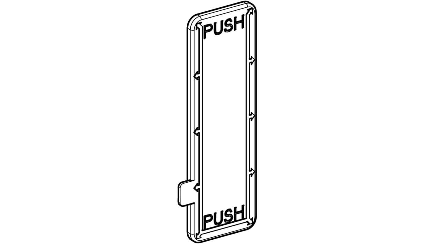 Placa Schneider Electric serie KS, para usar con KS