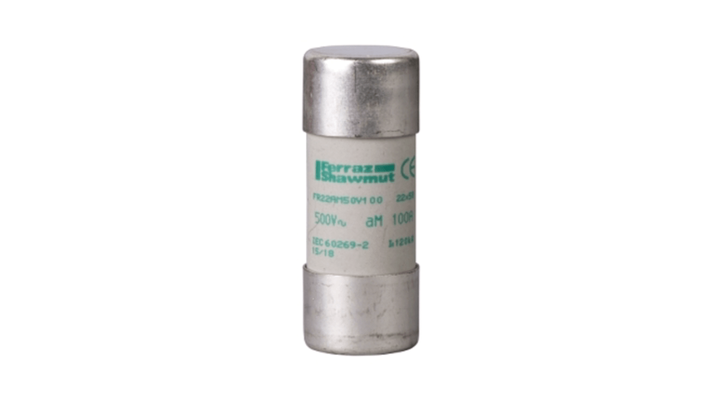 Schneider Electric 100A Cartridge Fuse, 22 x 58mm