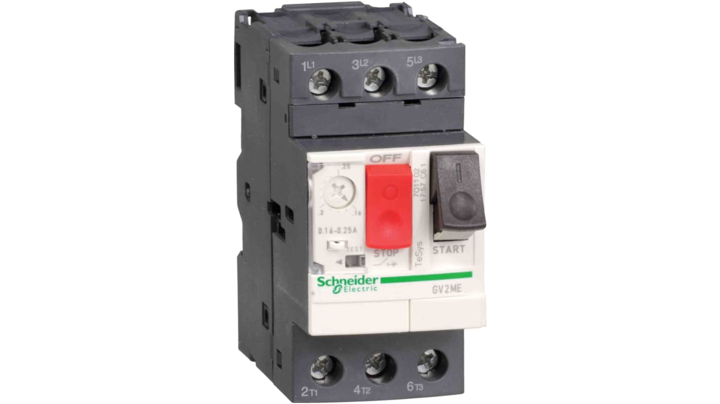 Schneider Electric TeSys GV2ME Motorschutzeinheit, 13 → 18 A 690 V 89mm x 44.5mm