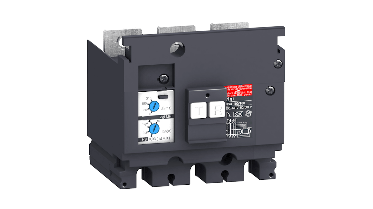 Schneider Electric Kompakt MH Geräteschutzschalter Elektronischer Ableitstrom für Kompakte Überlastschalter NSX