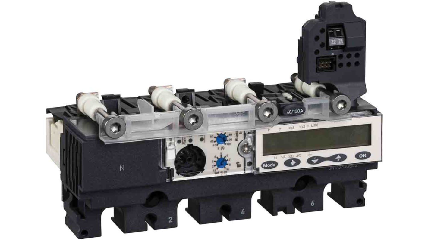 Activación del circuito, para uso con Disyuntores compactos NSX 160/250, 690V ac, Compacto, Micrologic 5.2 A, 160A