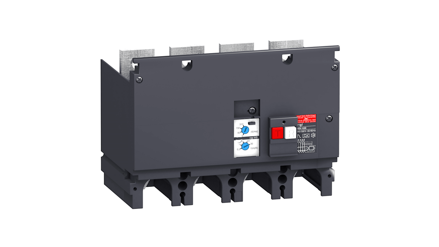 Schneider Electric 440 → 550V ac Electronic Earth Leakage Circuit Trip for use with Compact NSX 400/630 Circuit