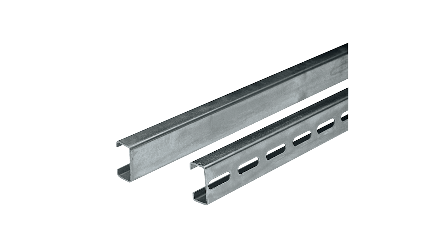 Carril DIN Perforado Schneider Electric, dim. 2m x 20mm x 40mm, rail simétrico