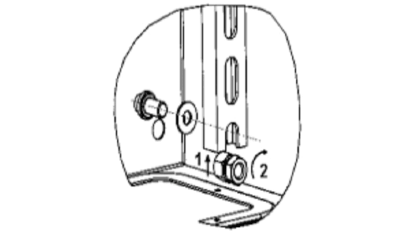 Chasis Schneider Electric serie NSY, 939 x 800mm, para usar con Carcasa