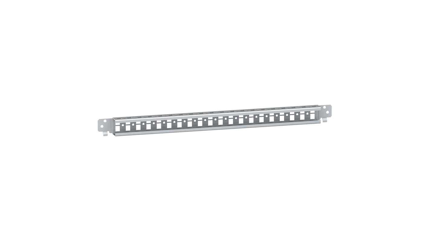 Rail DIN Schneider Electric x 90mm x 1000mm, Perforé, Rail oméga