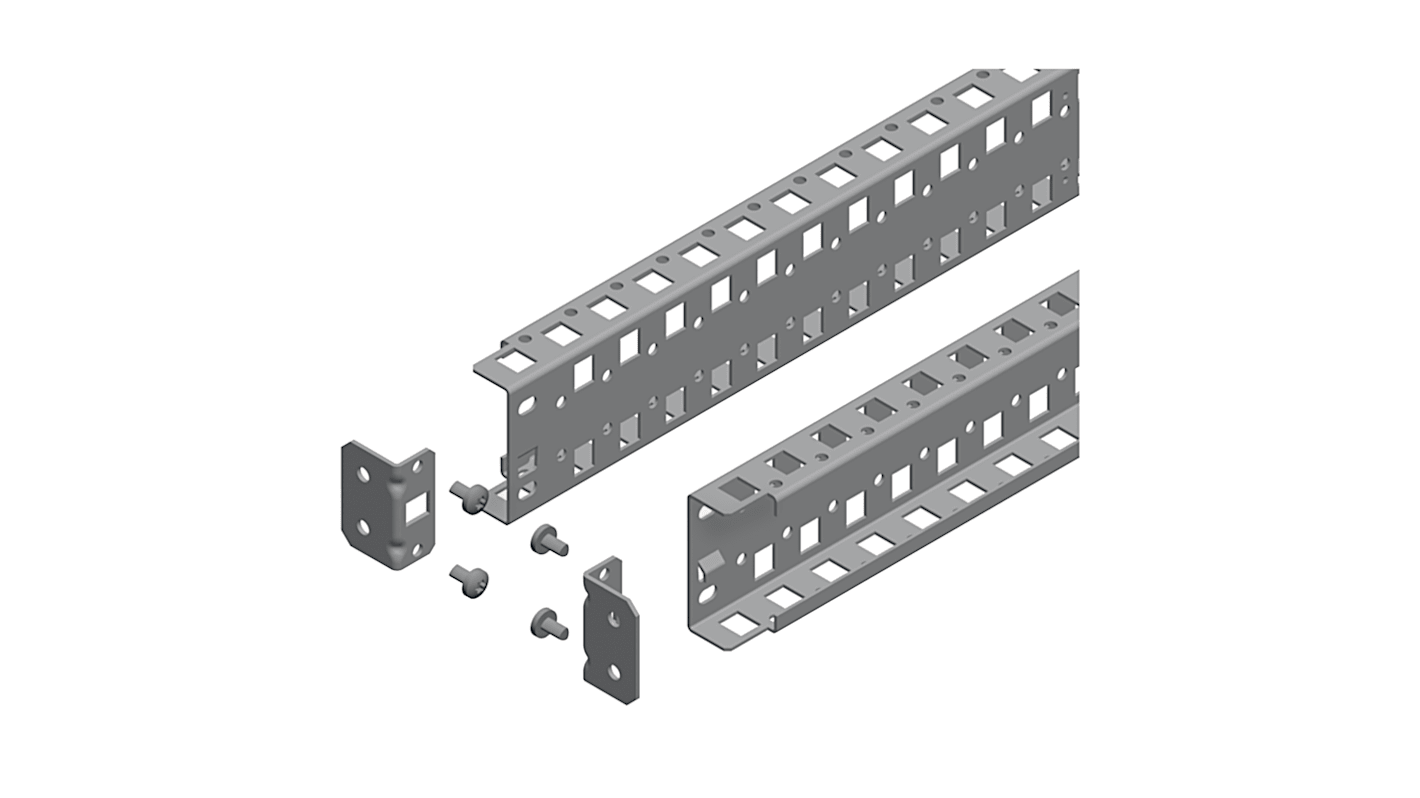 Schneider Electric DIN-Hutschiene Hutprofil Gelocht, H. 300mm B. 65mm