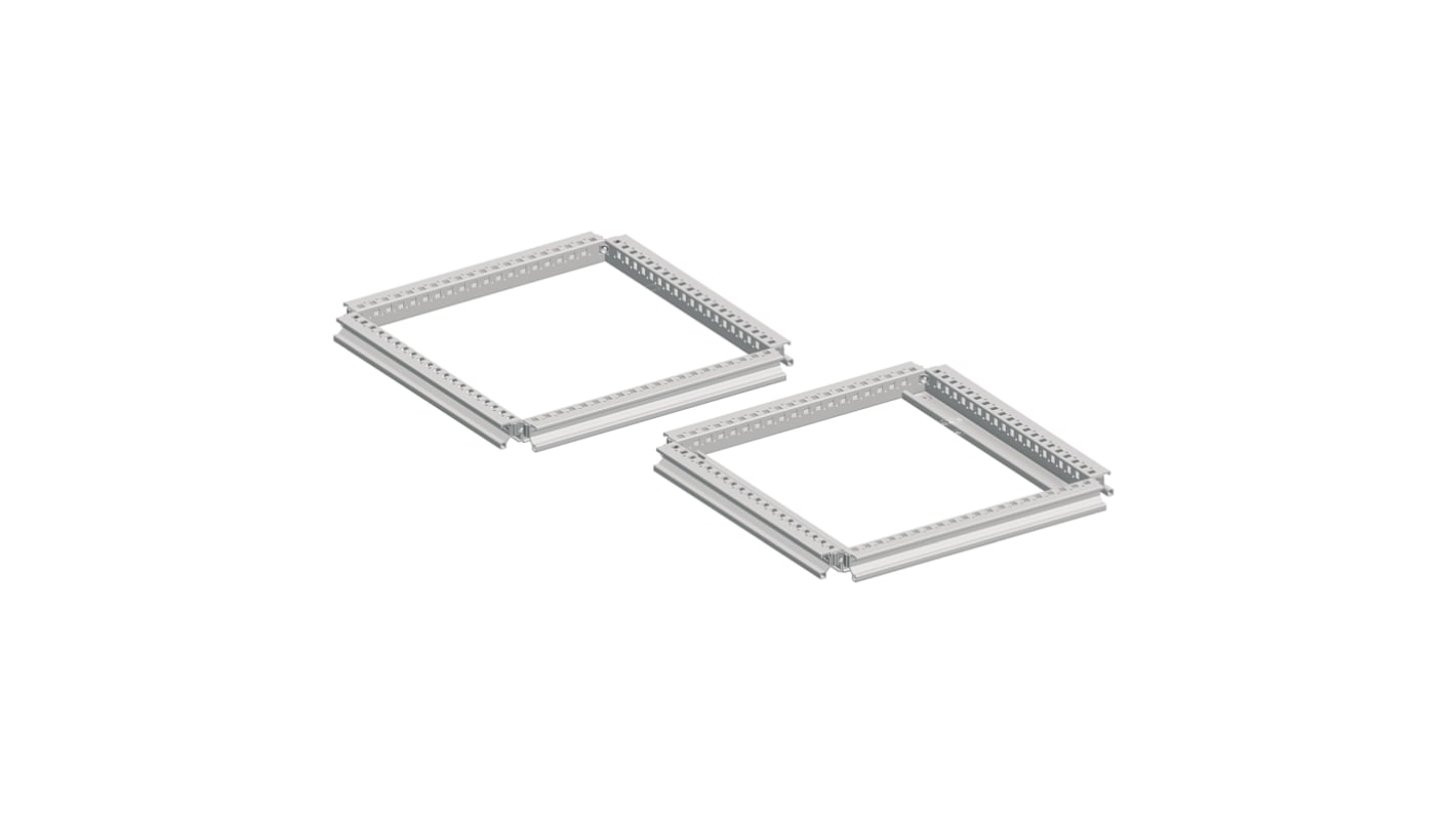 Schneider Electric NSYSFC Series RAL 7035 Top & Bottom Frame, 110mm H, 1.6m W For Use With Rear panel, Side panel,