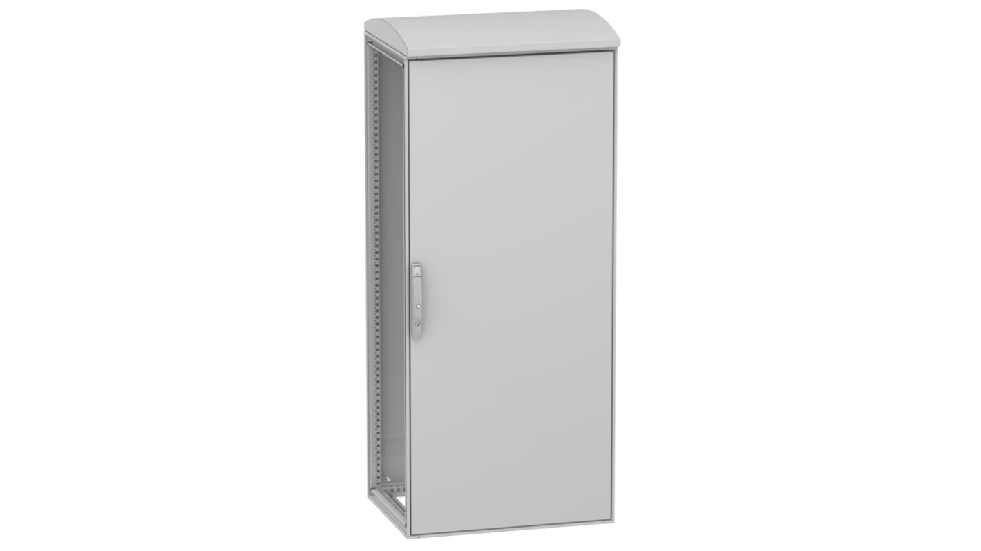 Schneider Electric NSYSFHD Series Steel Double-Door-Door Floor Standing Enclosure, Opaque Door, IP55, 1662 x 600 x 430mm