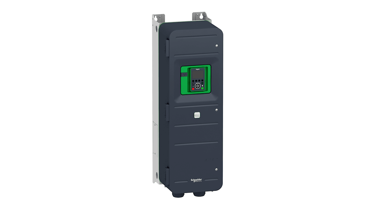 Variador de velocidad Schneider Electric serie Altivar, 55 kW, 480 V, 3 fases, 84,2 A., 500Hz, IP54, Modbus serie