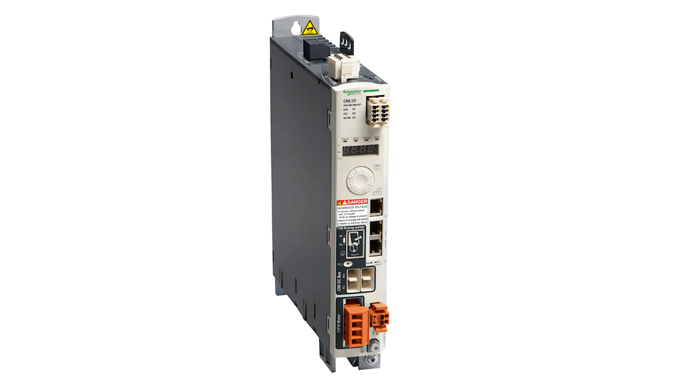 Variador de frecuencia Schneider Electric serie Lexium, 0,5 kW, 230 V, 1 fase, 1,5 A, IP20, CANmotion, CANopen