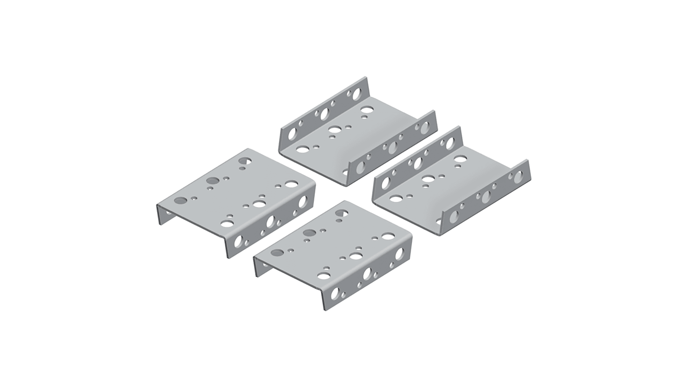 Kit de fijación Schneider Electric serie NSYSF, 70 x 105mm, para usar con Carcasa espacial SF adecuada