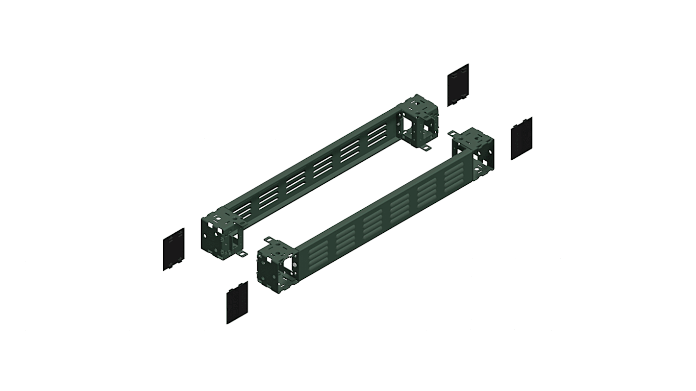 Zócalo Schneider Electric NSYSPFV6100 Gris, 100 x 600mm para usar con SF espacial, SM espacial