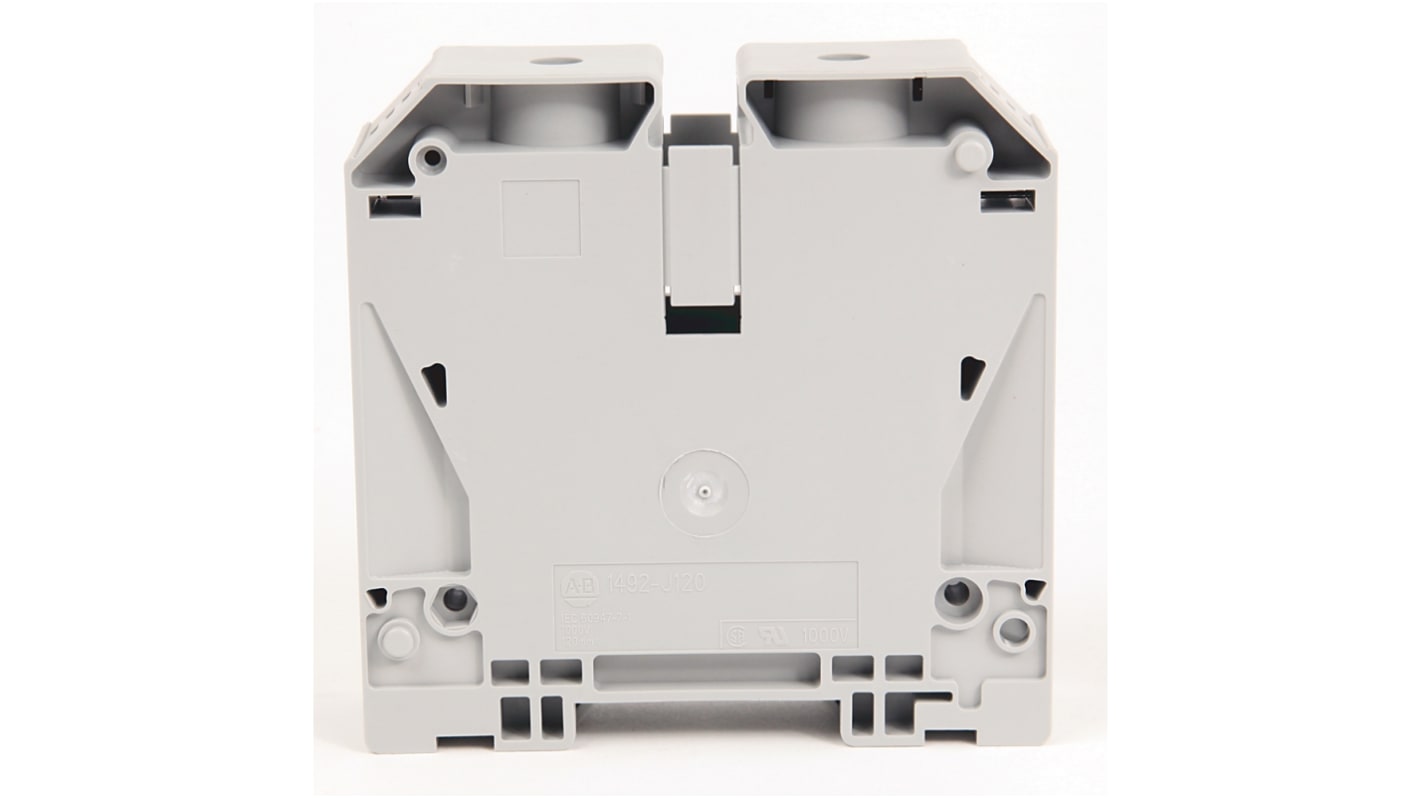 Rockwell Automation 1492-J120 Series Feed Through Terminal Block, 2-Way, 228A, 4 - 4/0 AWG Wire, Screw Termination