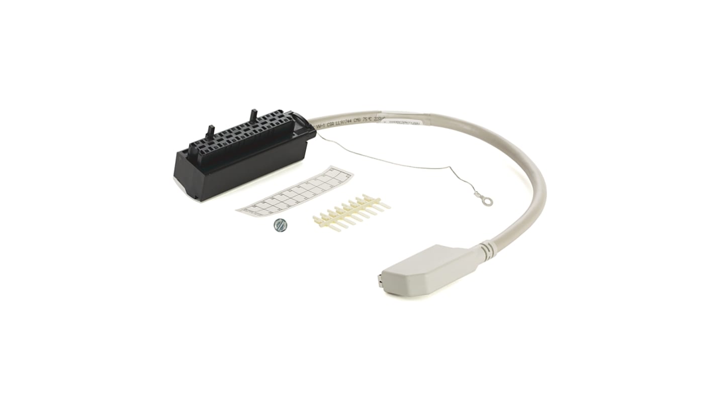 Cable de PLC Rockwell Automation, para usar con 1492-CM1771-LA003, 1756-OF6VI E/S analógicas no aisladas, 1771-OFE1