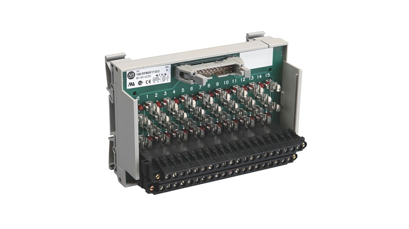 Modulo di interfaccia, Rockwell Automation, Montaggio guida DIN, 20 poli