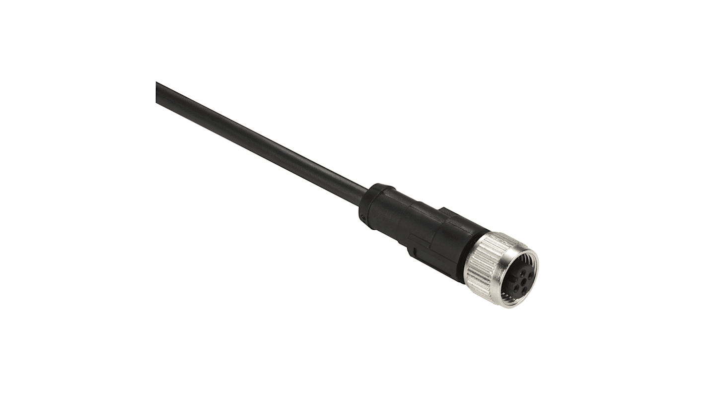 Telemecanique Sensors Érzékelő-működtető kábel, M12 - 4 érintkező, 2m